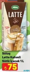 SÜTAŞ LATTE KAHVELİ SÜTLÜ İÇECEK 1 L